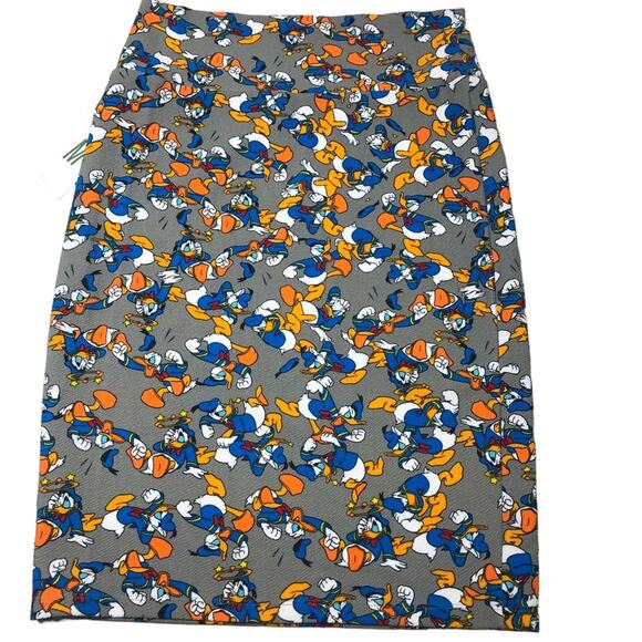 Disney Lularoe Donald Duck skirt medium NWT - Picture 2 of 8
